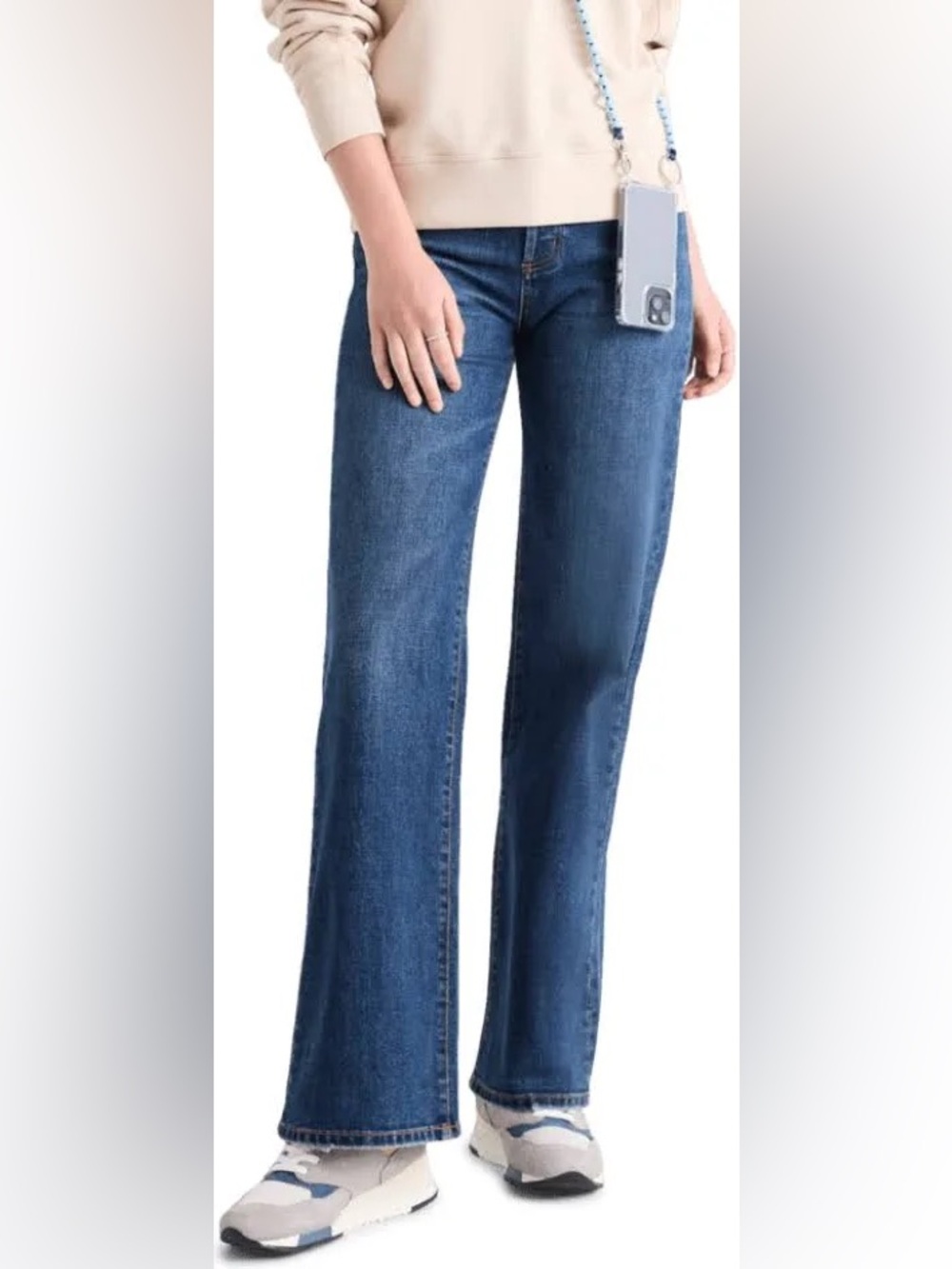 Du/er Mid-weight Wide Leg Jeans, size 29 x 30